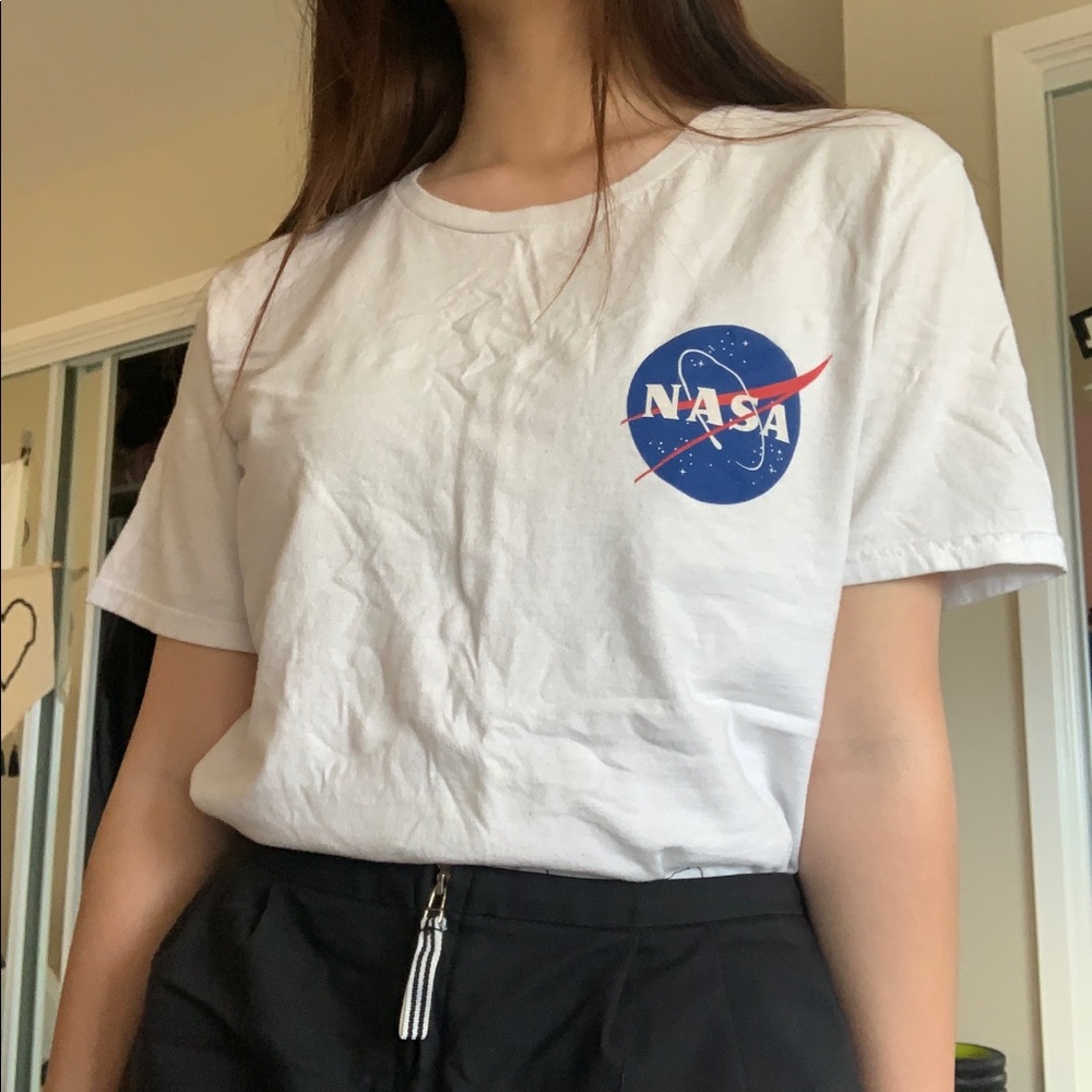 NASA World Flags oversized T-shirt